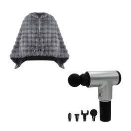 Pursonic - Heated Poncho & 6-Speed Deep Tissue Massager