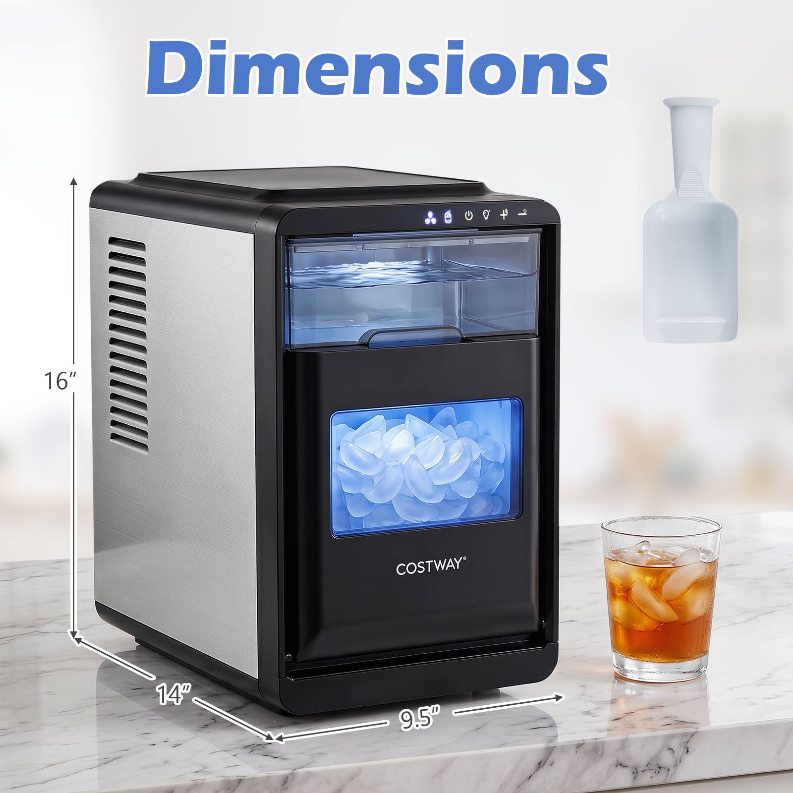 Dimensions: 16" x 14" x 9.5"