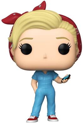 Parks and Recreation Funko POP Vinyl Figure | Leslie the Riveter - Blue