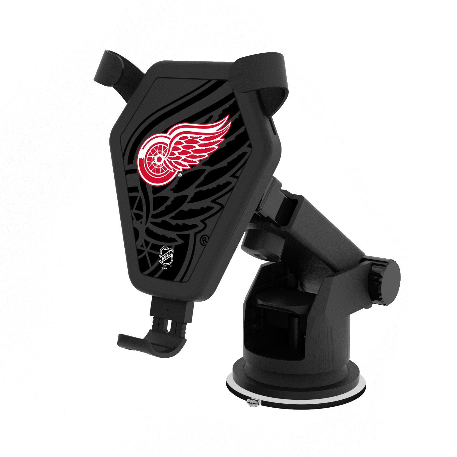 Front. Keyscaper - Detroit Red Wings Wireless Car Charger - Multicolor.