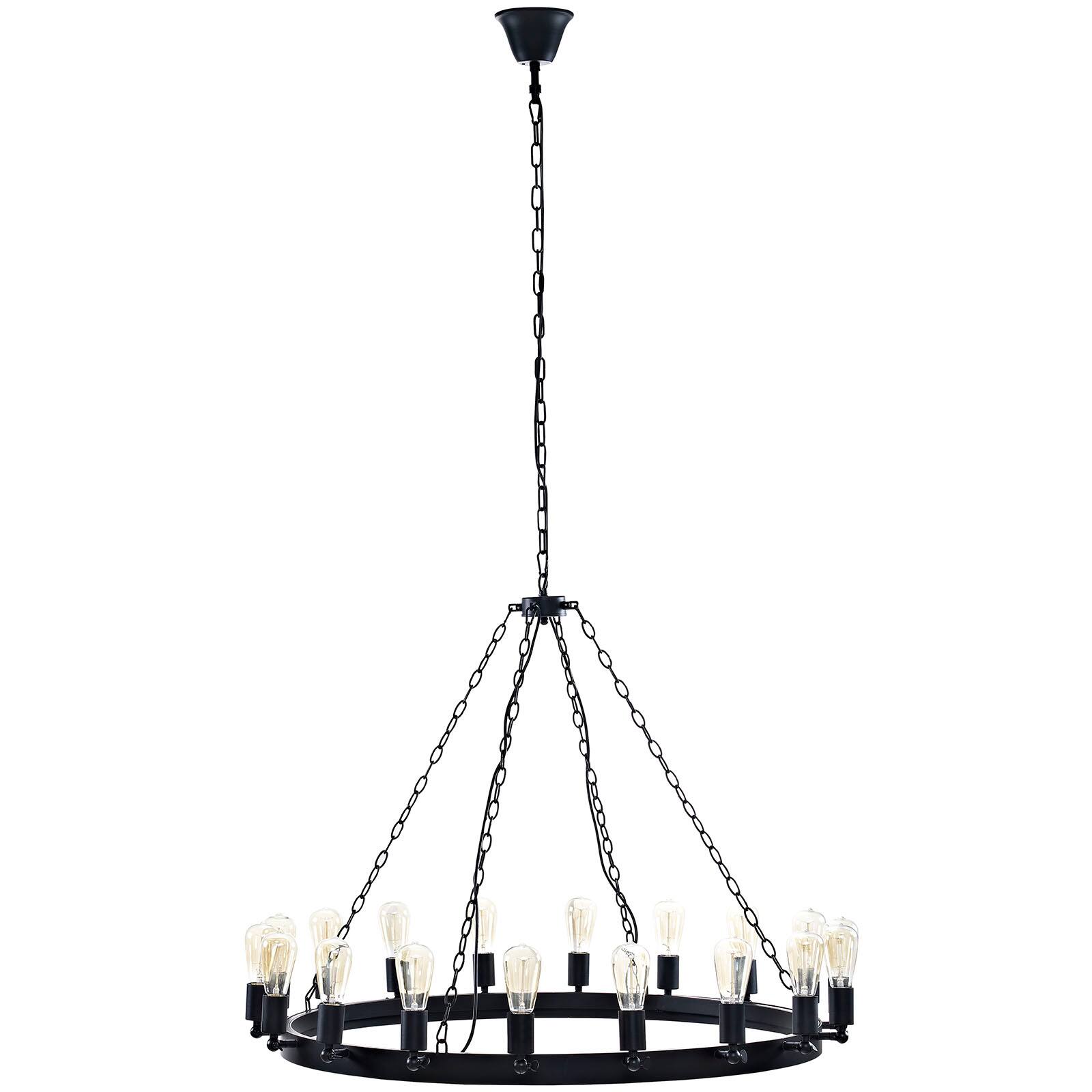 Angle. Modway - Teleport 43" Chandelier by Modway - Brown.