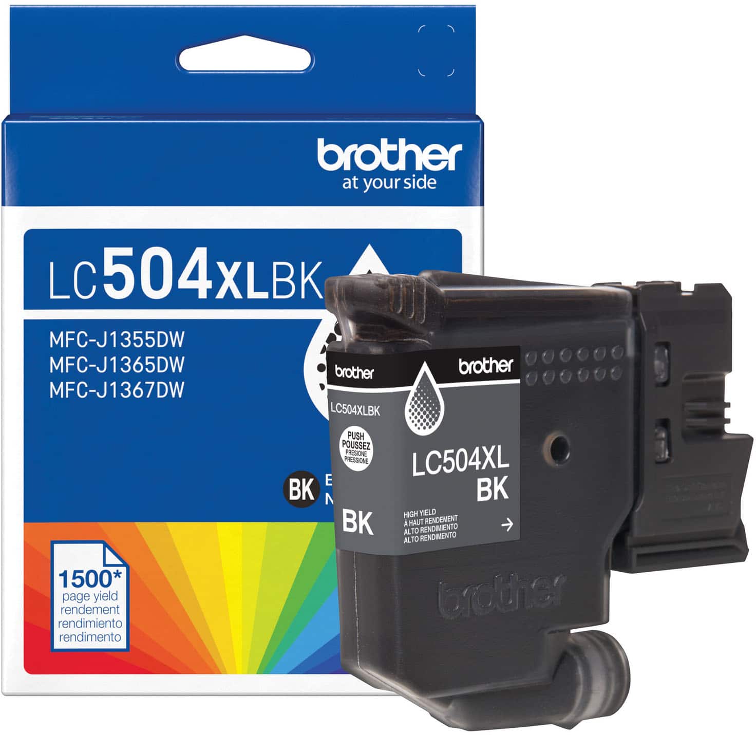 Brother - Genuine LC504XLBK High Yield Ink Cartridge - Black