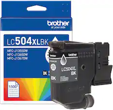 brother
at your side
LC504XLBK
MFC-J1355DW
MFC-J1365DW
MFC-J1367DW
1500* page yield
rendement
rendimiento
rendimento
PUSH
POUSSEZ
PRESIONE
PRESSONE
LC504XL BK
HIGH YIELD
A HAUT RENDEMENT
ALTO RENDIMIENTO
ALTO RENDIMENTO
BK