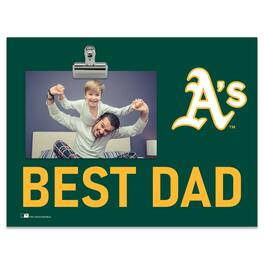 Fan Creations - Athletics 8" x 10.5" Briteline Best Dad Clip Frame - Multicolor