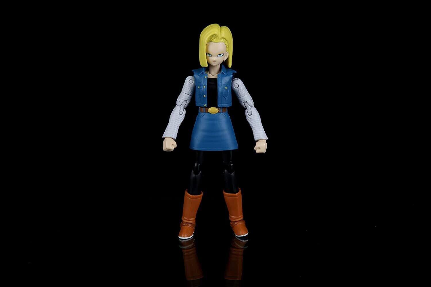 Alt View 2. Bandai - Bandai - Dragon Ball Super - Dragon Stars - Android 18 Action Figure   - Collectibles - Multicolor.