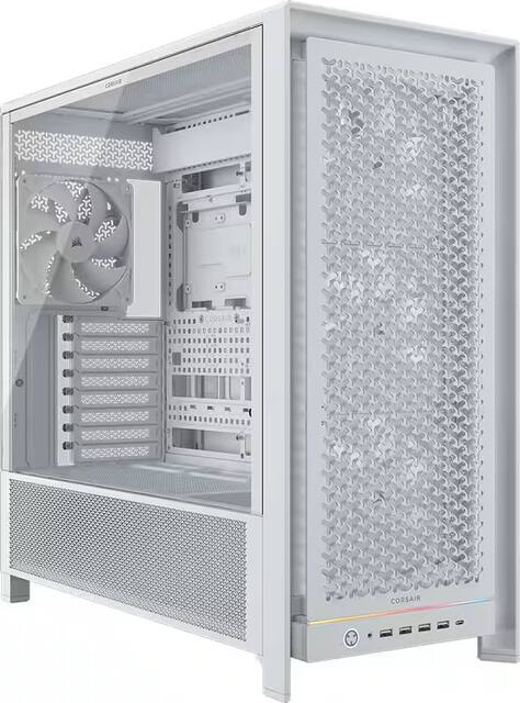 CORSAIR - 5000D RS Mid-Tower Modular PC Case - White