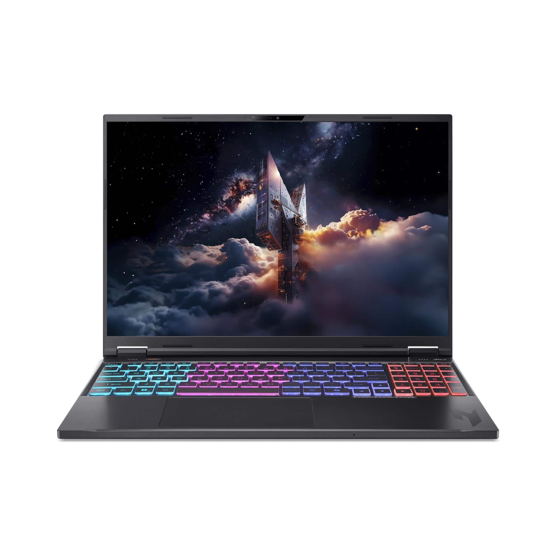 Acer - Nitro 16 16" Gaming Laptop, 2560 x 1600, AMD Ryzen 9 9955HX, 32GB RAM, 1TB SSD, RTX 5070, AN16-A91-R3CL - Obsidian Black