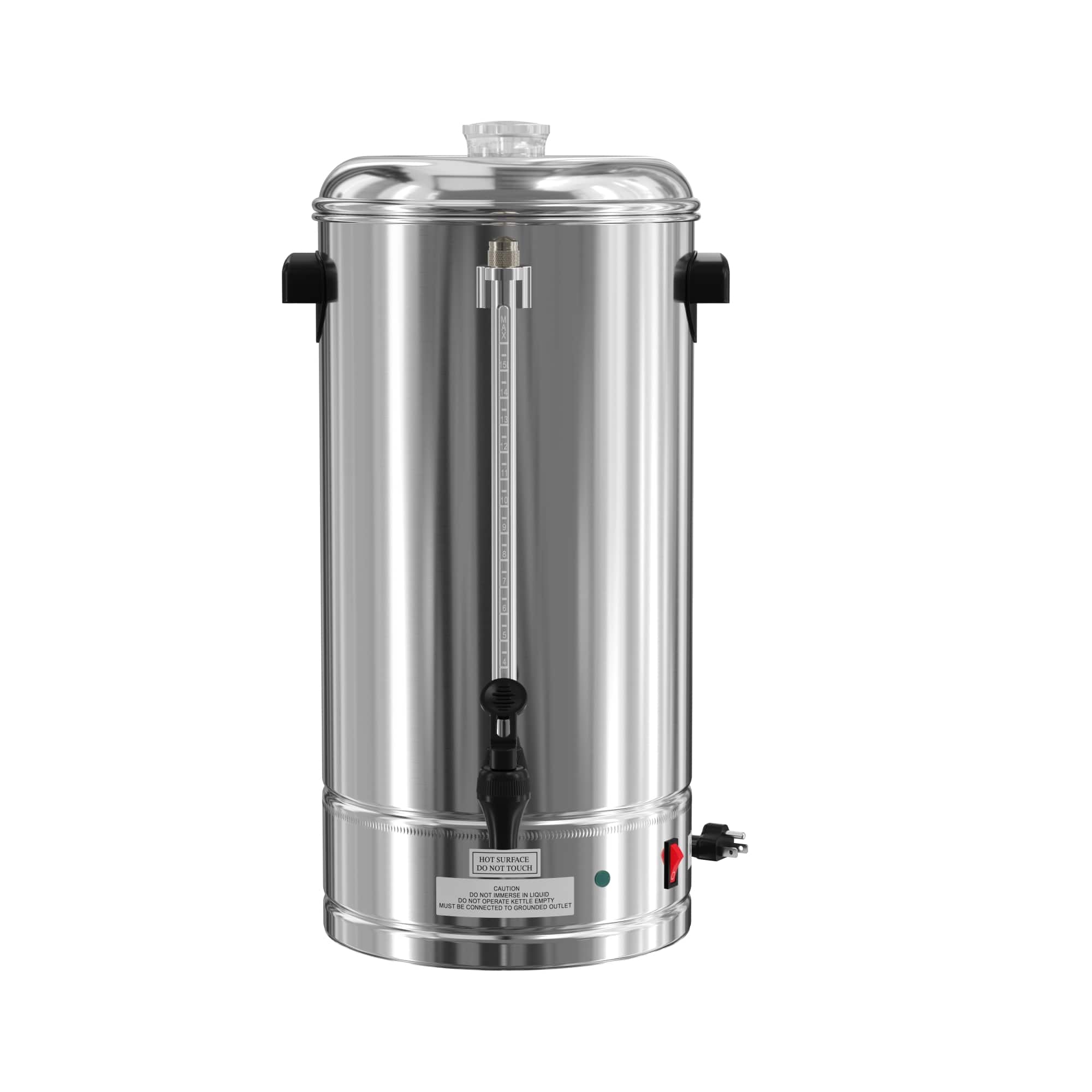 Koolmore - Electric 100 Cup Commercial Coffee Percolator in Stainless Steel (KM-CCP100) - Silver