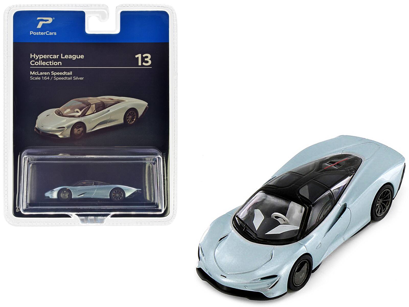 PosterCars
Hypercar League Collection
McLaren Speedtail
Scale 1:64 / Speedtail Silver
13