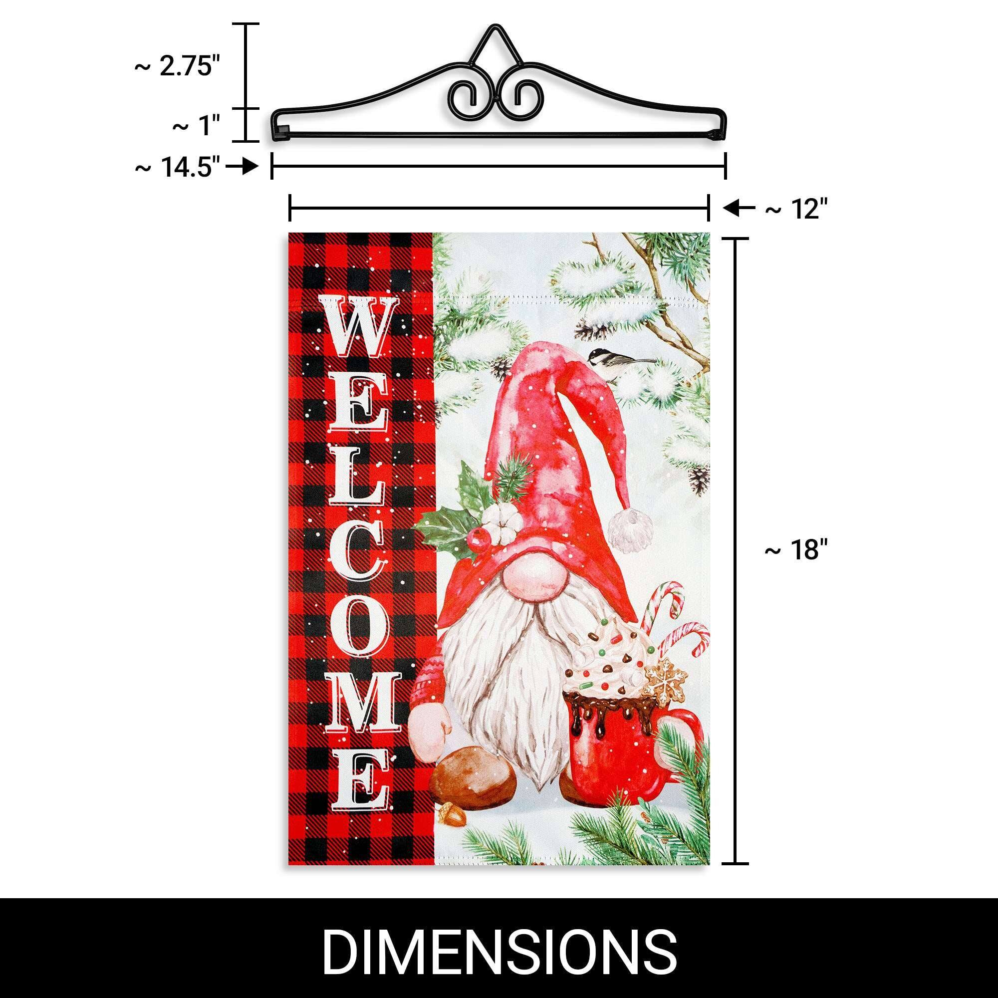 ~2.75"  
~1"  
~14.5"  
12"  
~18"  

DIMENSIONS  
WELCOME