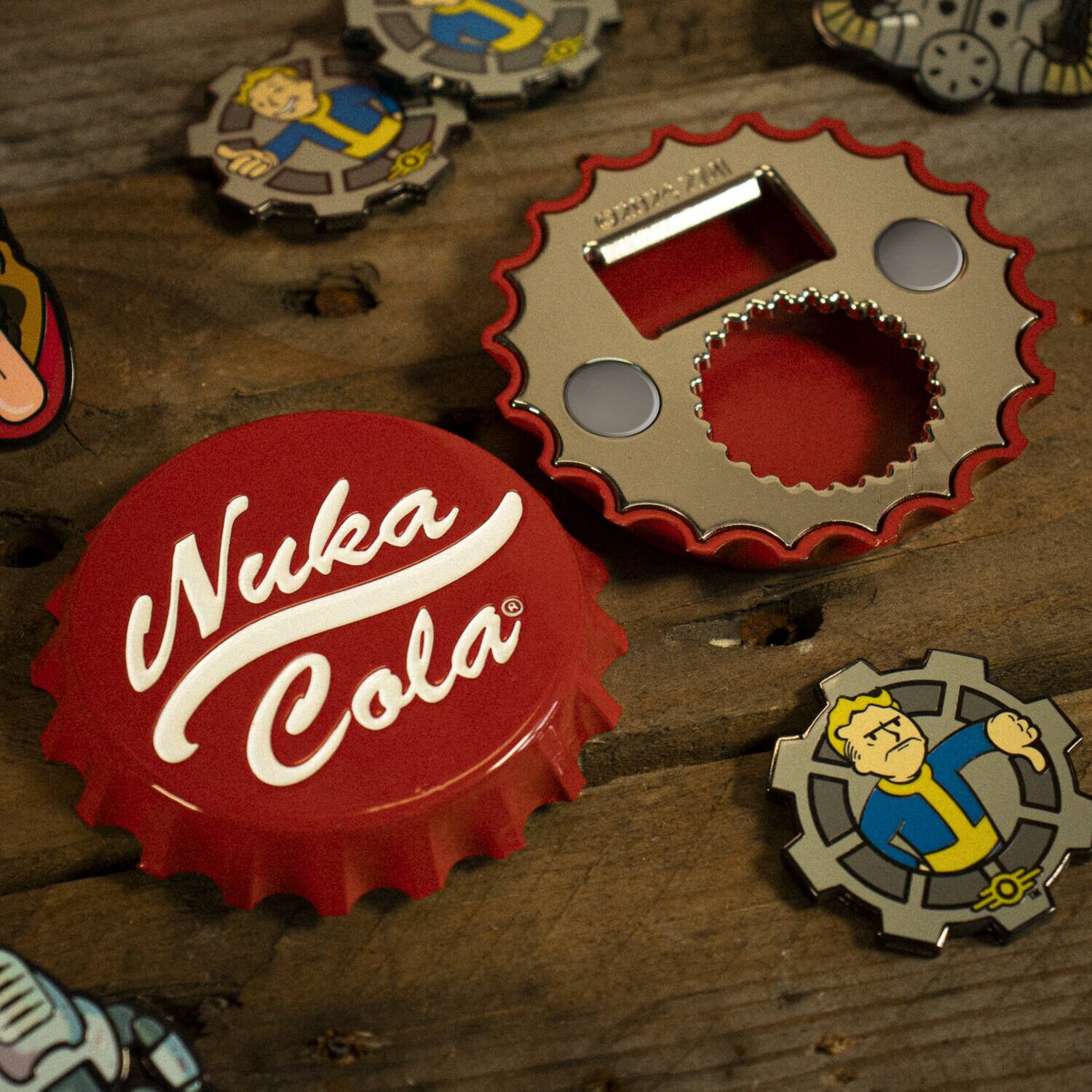 PopMarket Fallout Bottle Opener Nuka Cola Bottle Cap COLLECTIBLES