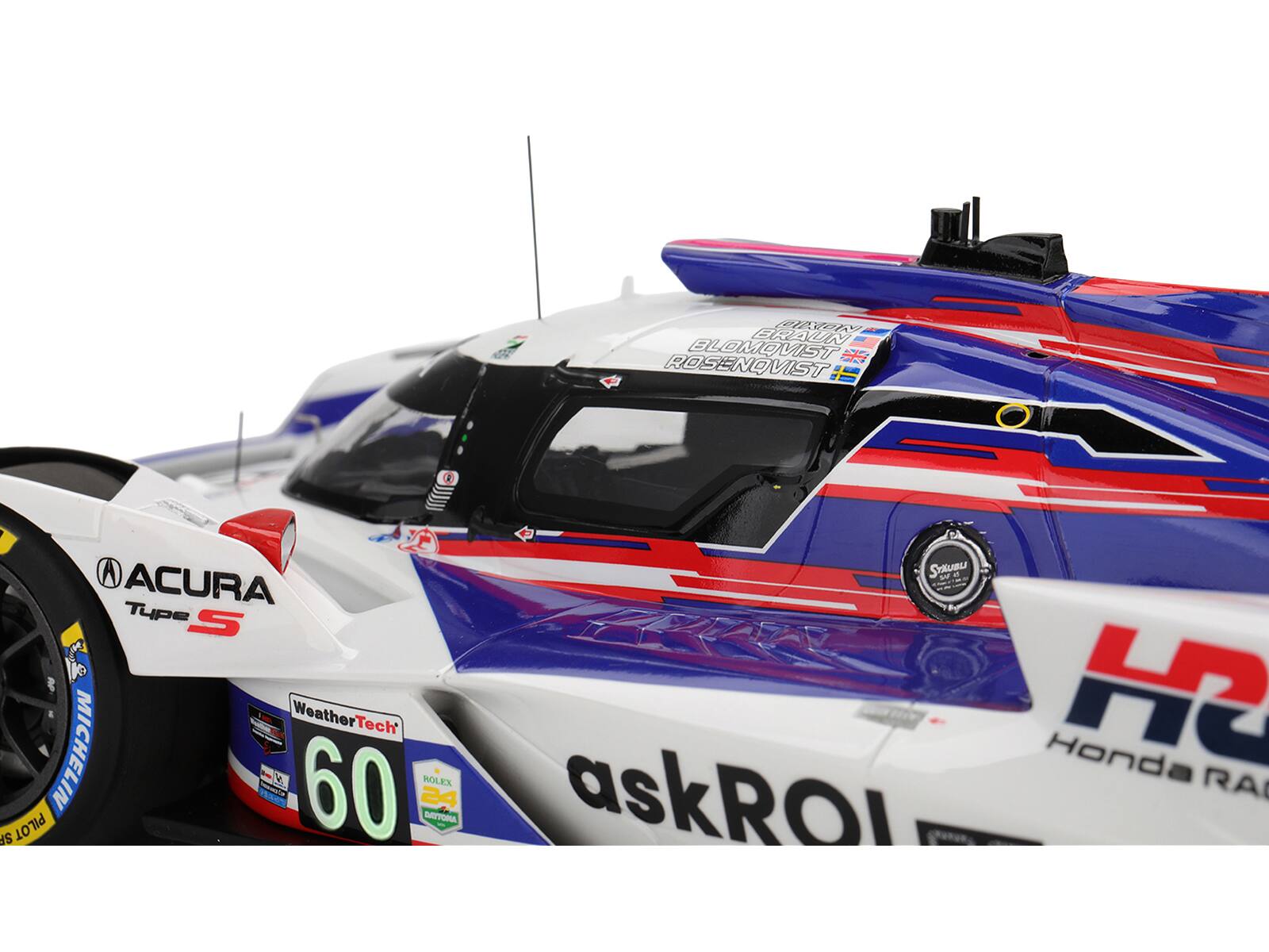 BIDSON BRAUN BLOMOVIST 40 ROSENQVIST

SYXUBU SAF DE ACURA Type S MICHELIN WeatherTech Honda HR 51 ROLEX RA SP PILOT 60 24 DAYTONA askROI