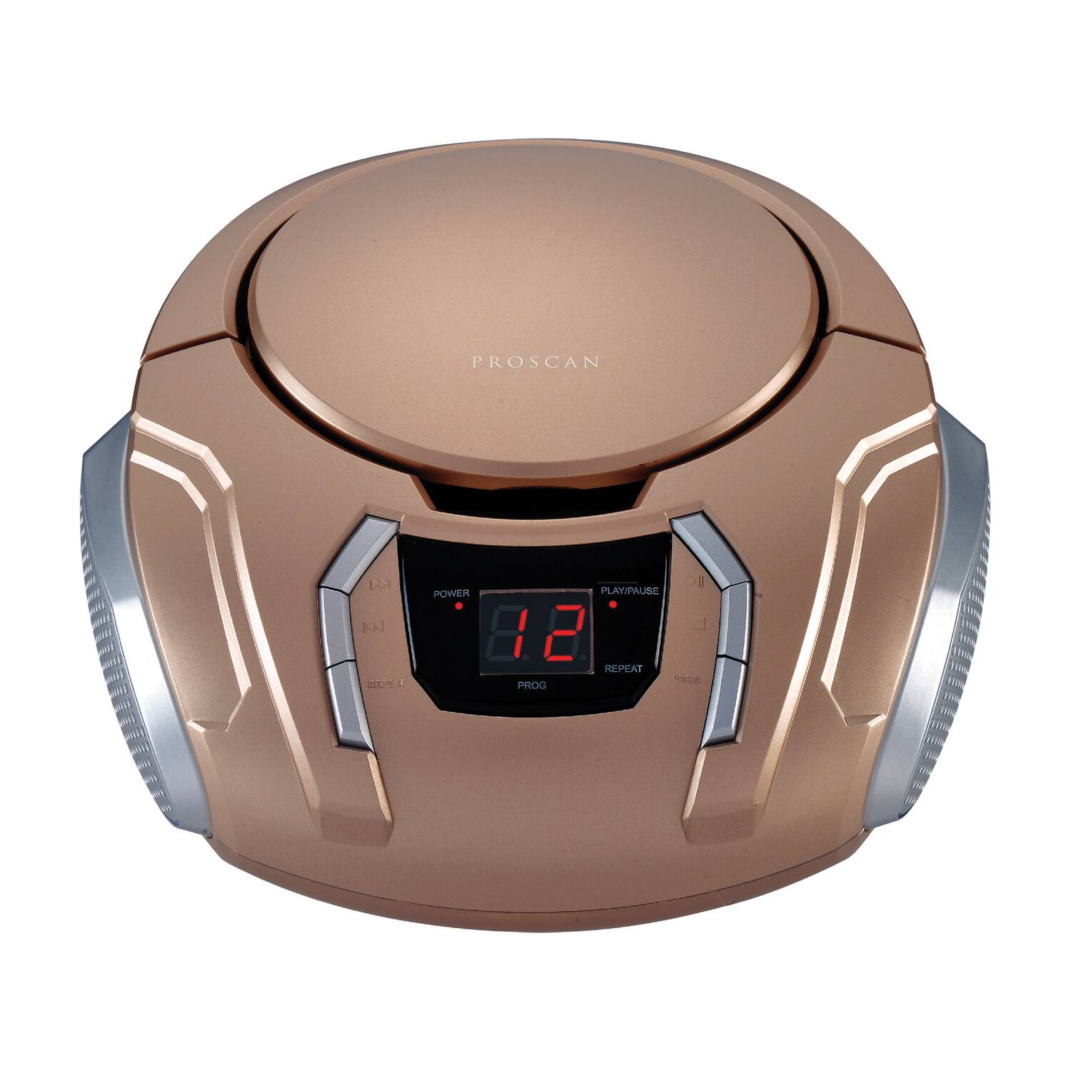 Proscan - Prcd261-champagne Portable Cd/am/fm Radio Boom Box, Prcd261 (champagne) - beige