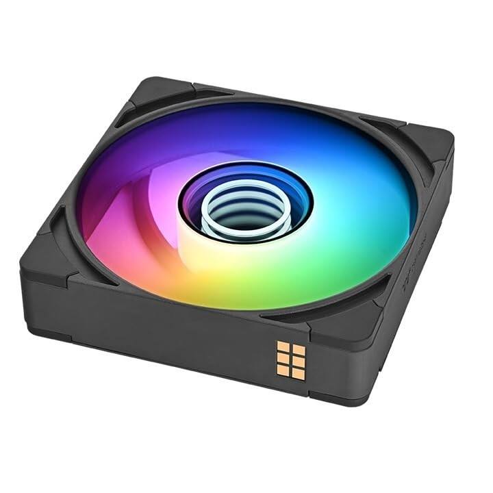 Left. Thermaltake - ct120 ex infinity argb sync 3 pack; infinity mirror hub; 120mm x - Argb.