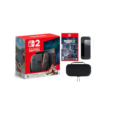 Switch 2 Mario Kart World Bundle With Accessories & Pokemon Z A Switch 2 Mario Kart World Bundle With Accessories & Pokemon Z A