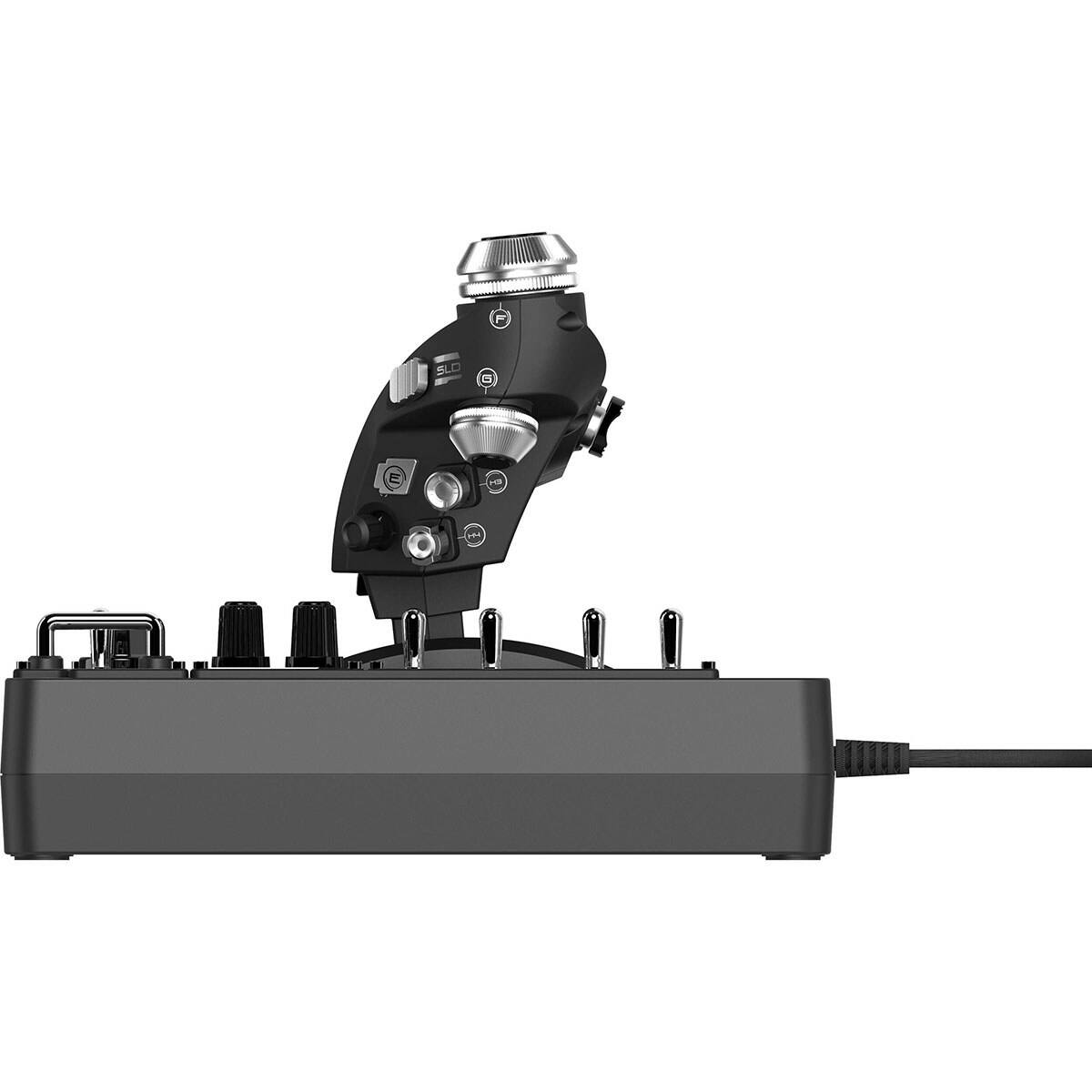 Alt View 7. Logitech - Logitech X56 HOTAS Microsoft Flight Simulator RGB Dual-Throttle and Joystick - Black.