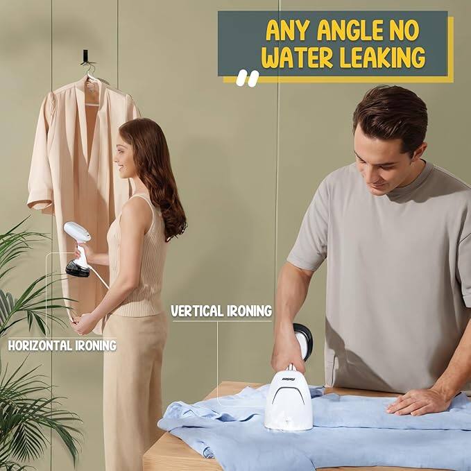 ANY ANGLE NO WATER LEAKING

VERTICAL IRONING

HORIZONTAL IRONING