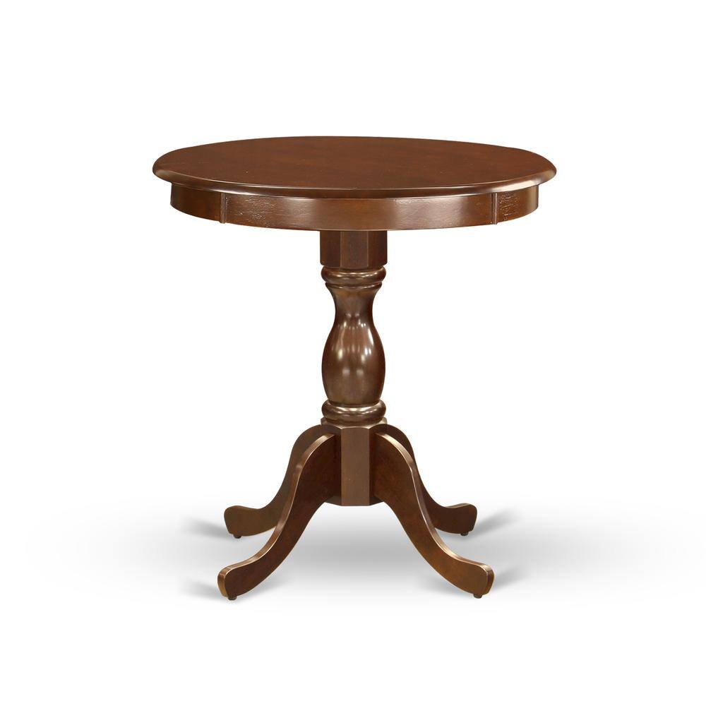 Angle. East West Furniture - East West Furniture - ESML3-MAH-W - 3-Pc Modern Kitchen Dining Set - 2 Wooden Dining Room Chairs and 1 Kitchen Dining - Mahogany.