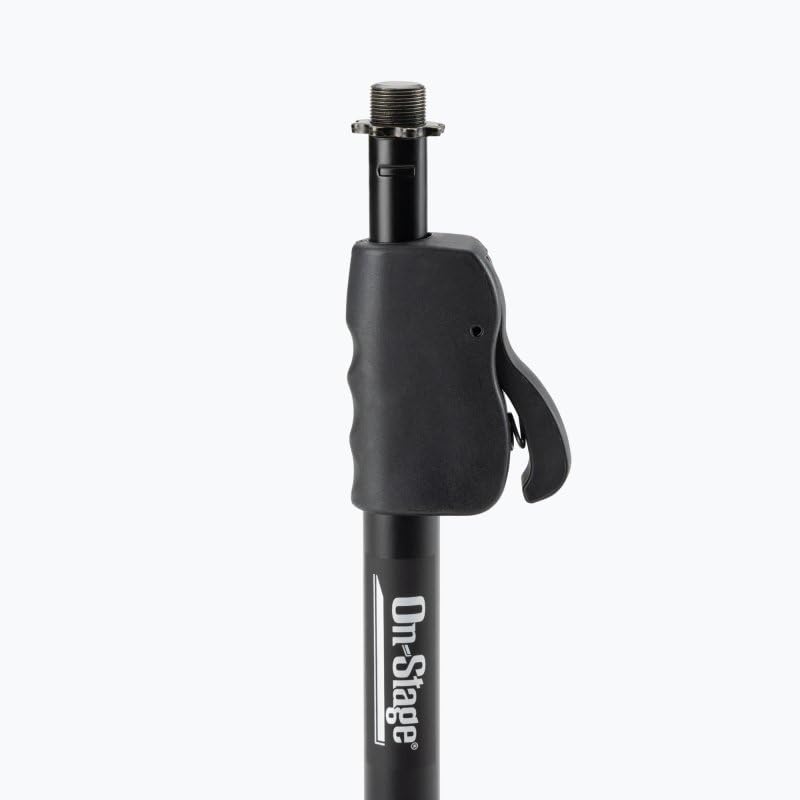 Angle. On Stage Stands - On-Stage DS7200QRB Quick-Release Adjustable Desktop Microphone Stand - Black.