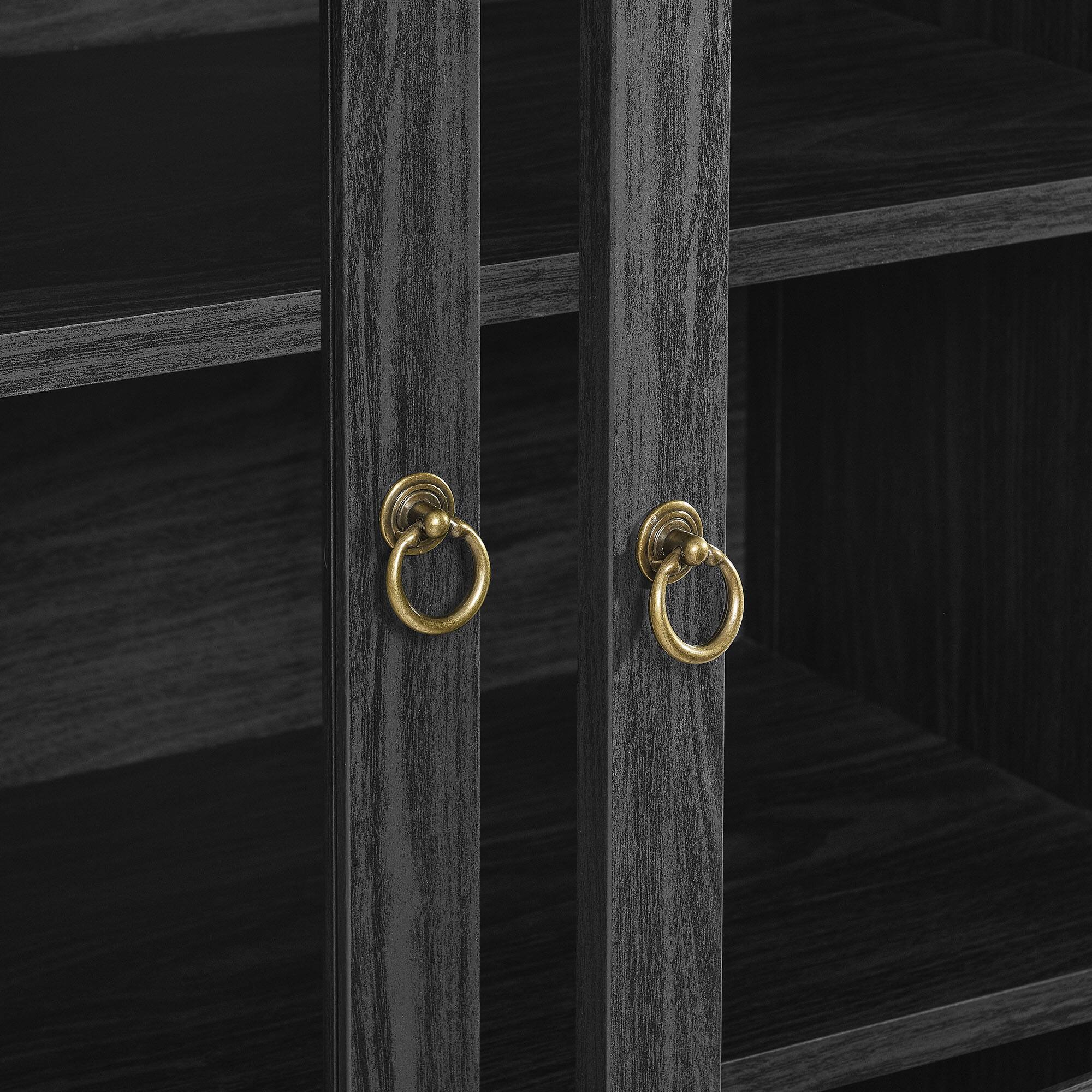 Alt View 6. Modway - Tessa Tall Arched Storage Display Cabinet by Modway - Black.