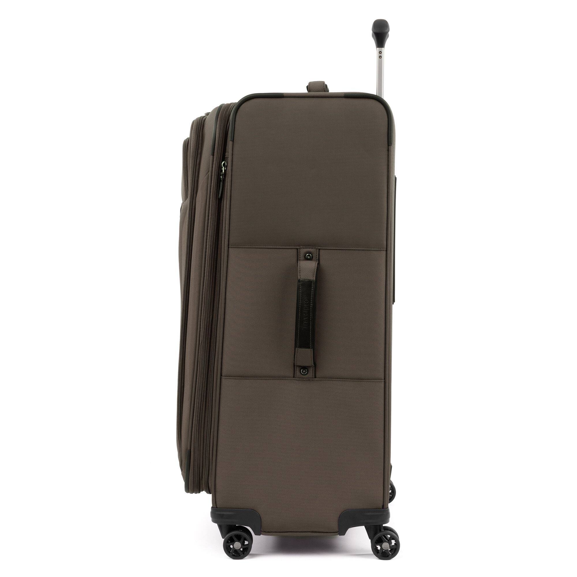 Alt View 1. Travelpro - Tourlite Softside Expandable 29" Checked Spinner Luggage - Espresso.