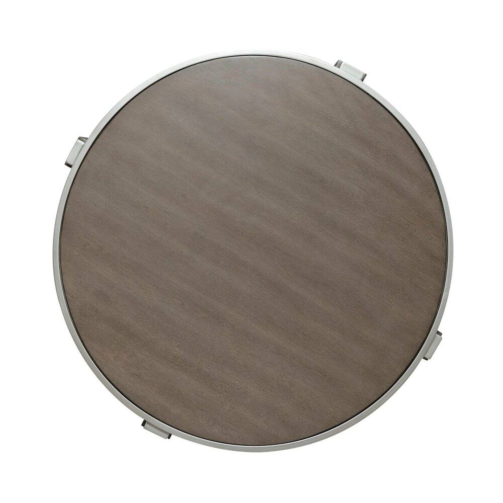 Alt View 1. Liberty Furniture Industries - Sutton Cocktail Table for Living Room - Bleached Sand - Brown.
