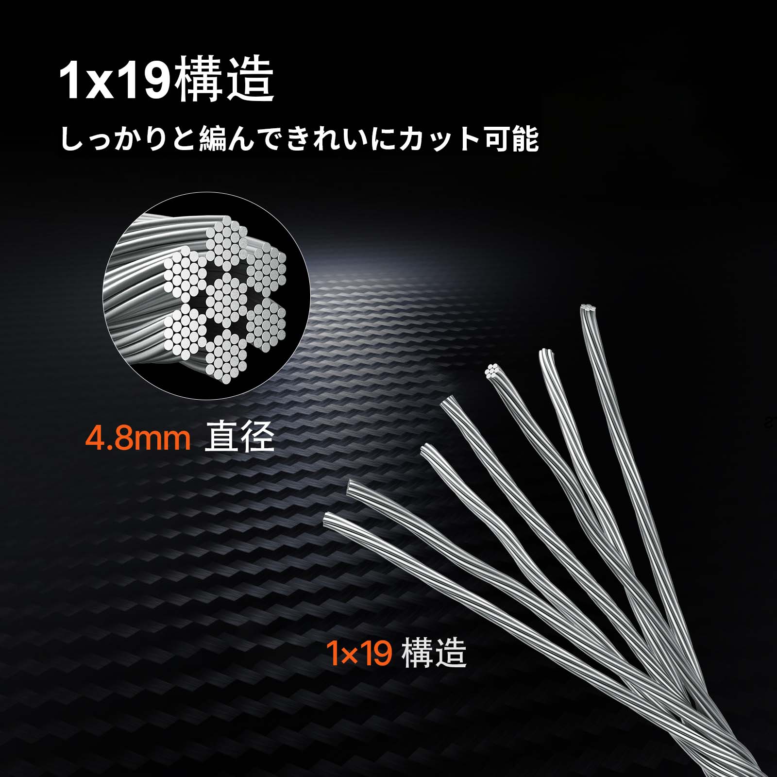 1x19  
4.8mm  
1x19