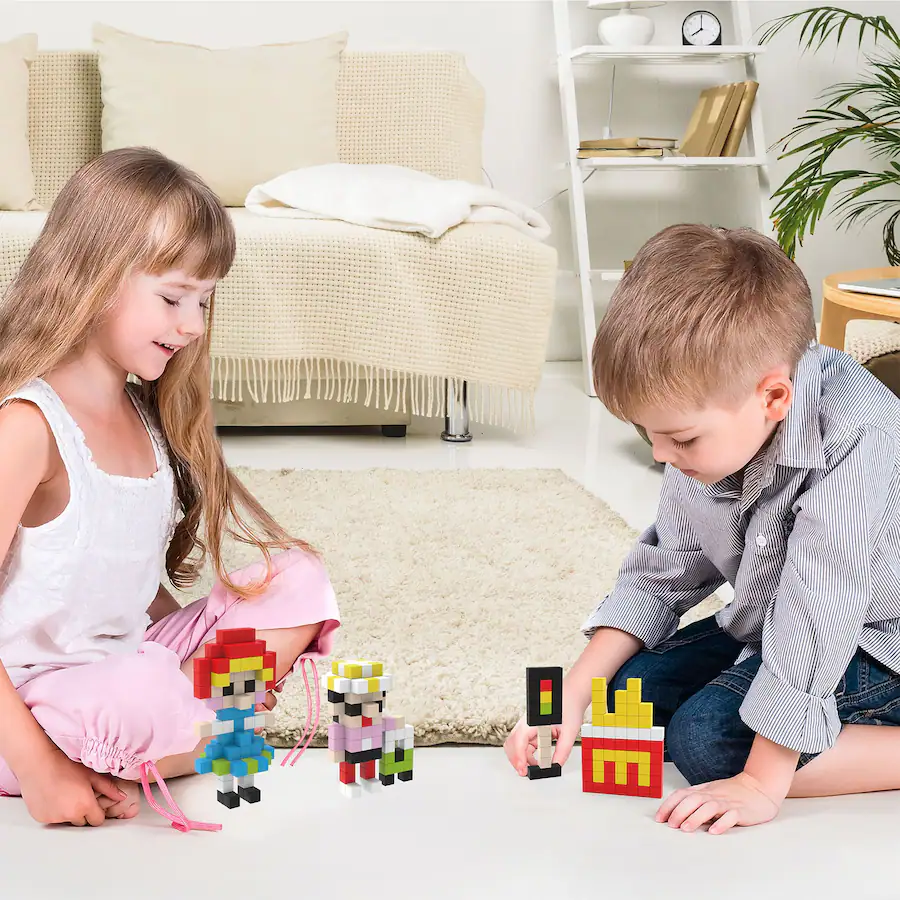 PicassoTiles 200 PC Magnetic Blocks, Magnetic Building Blocks for Kids ...