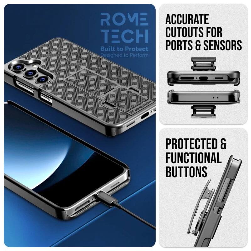 ROME TECH  
Built to Protect  
Designed to Perform  

ACCURATE CUTOUTS FOR PORTS & SENSORS  

PROTECTED & FUNCTIONAL BUTTONS
