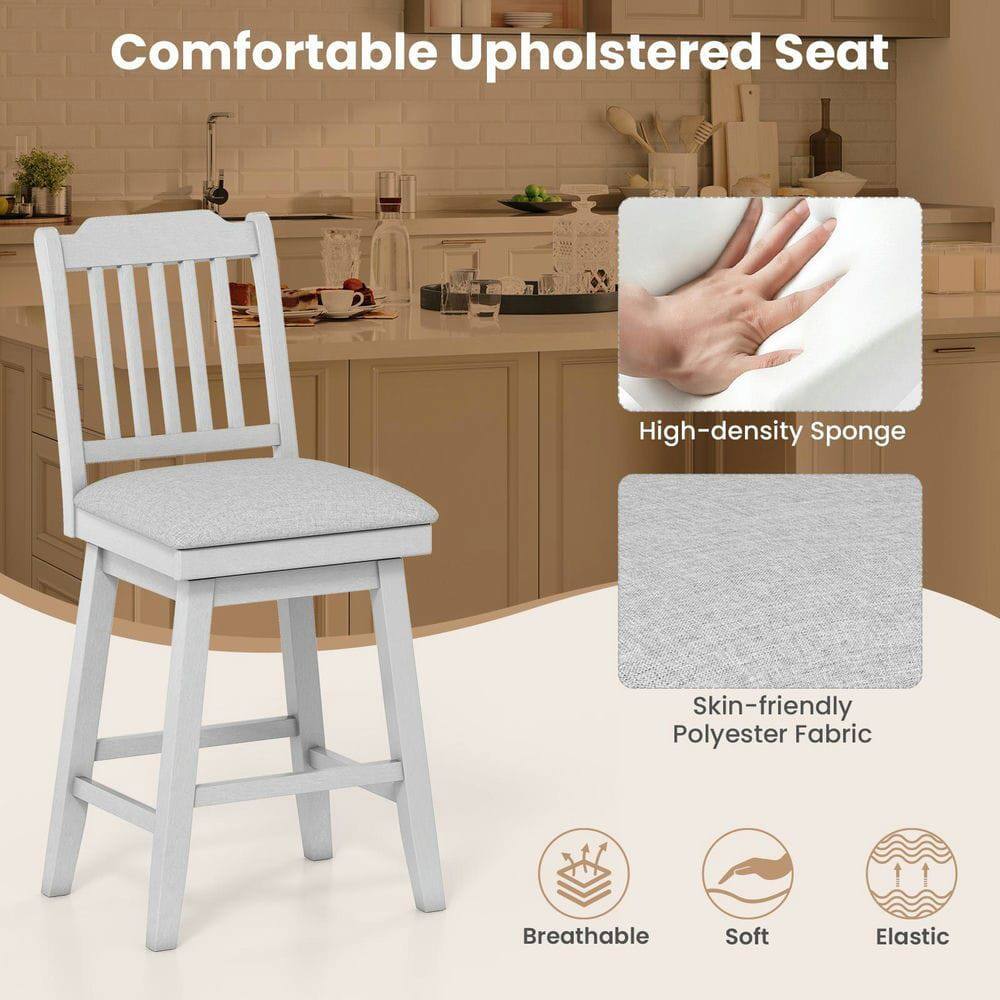 Comfortable Upholstered Seat

- High-density Sponge
- Skin-friendly Polyester Fabric

Features:
- Breathable
- Soft
- Elastic
