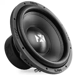 NVX - VSW124v3 1200 Watt (600W RMS) 12in VS-Series v3 Dual 4-ohm Car Subwoofer