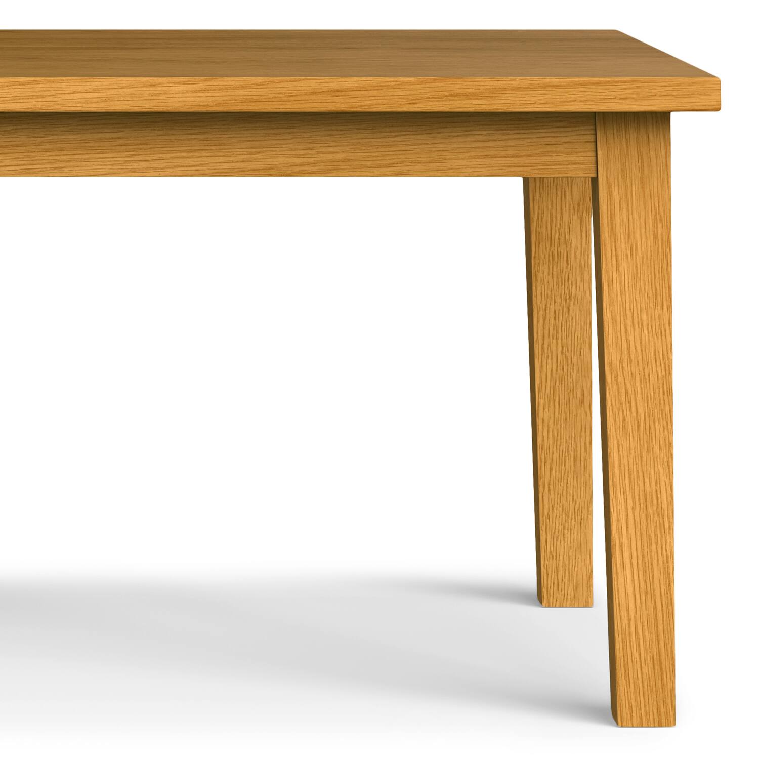 Alt View 6. Simpli Home - Eastwood 66 inch x 40 inch Rectangle Contemporary Dining Table in Oak - Oak.