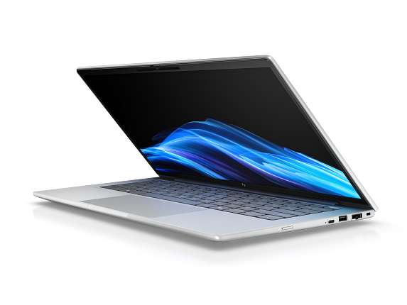 Angle. HP - HP EliteBook Laptop Computer 14" WUXGA Intel Core Ultra 7 32 GB memory;512 GB - Glacier silver aluminium.