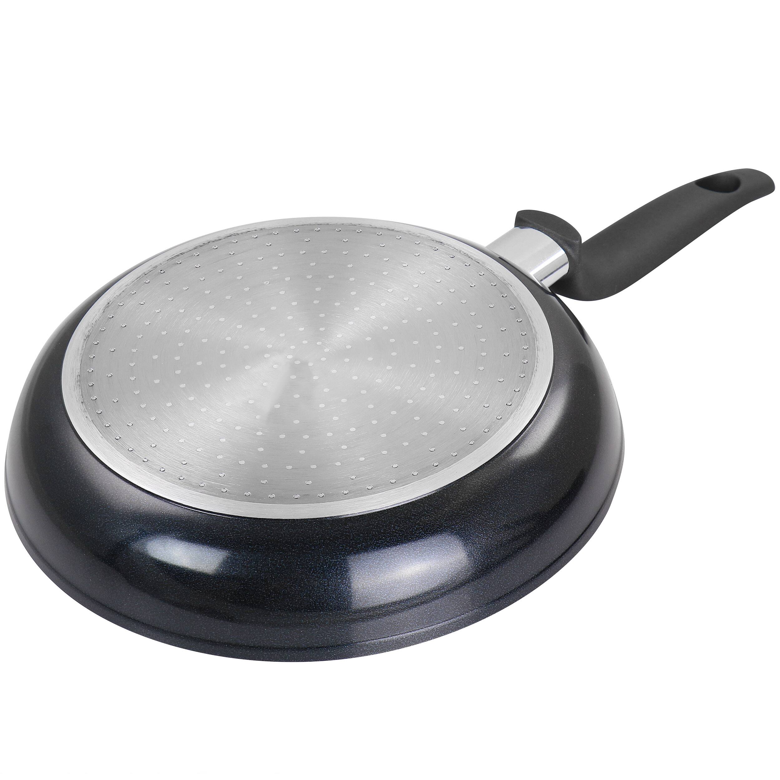 Alt View 2. Gibson - Tosca Cortona 10 Inch Nonstick Aluminum Frying Pan in Cool Black - Cool Black.