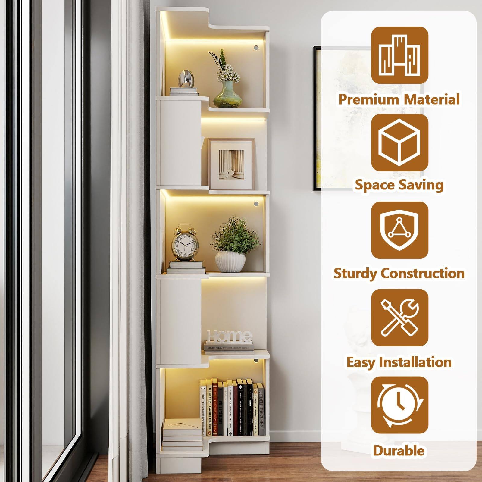 - Premium Material
- Space Saving
- Sturdy Construction
- Easy Installation
- Durable