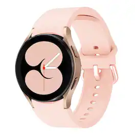StrapsCo - Sports Strap Silicone Rubber Watch Band For Samsung Galaxy Watch 7 - Pink