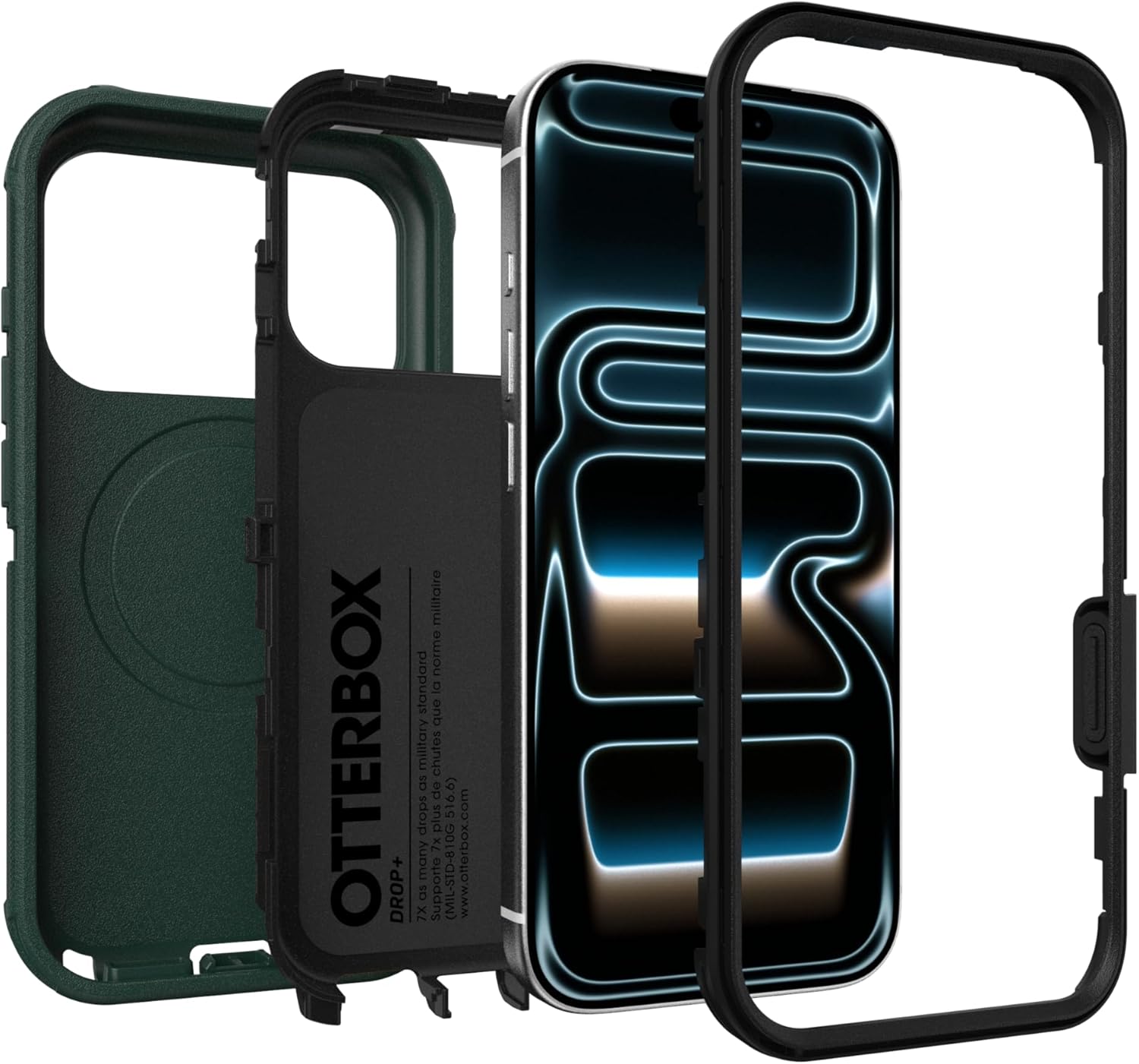 OTTERBOX DROP +  
militaire norme standard g que military chutes as de 19 16.6) drops plus 0G 7x 7X many Os Supporte (MIL-STD-810  
www.offerbox.com