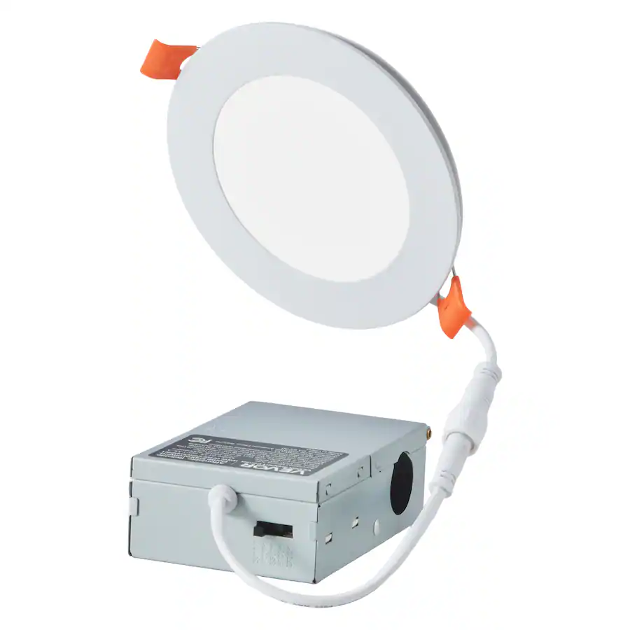 VEVOR 12 Pack 4 Inch LED Recessed Ceiling Light, 5CCT, Ultra Thin ...