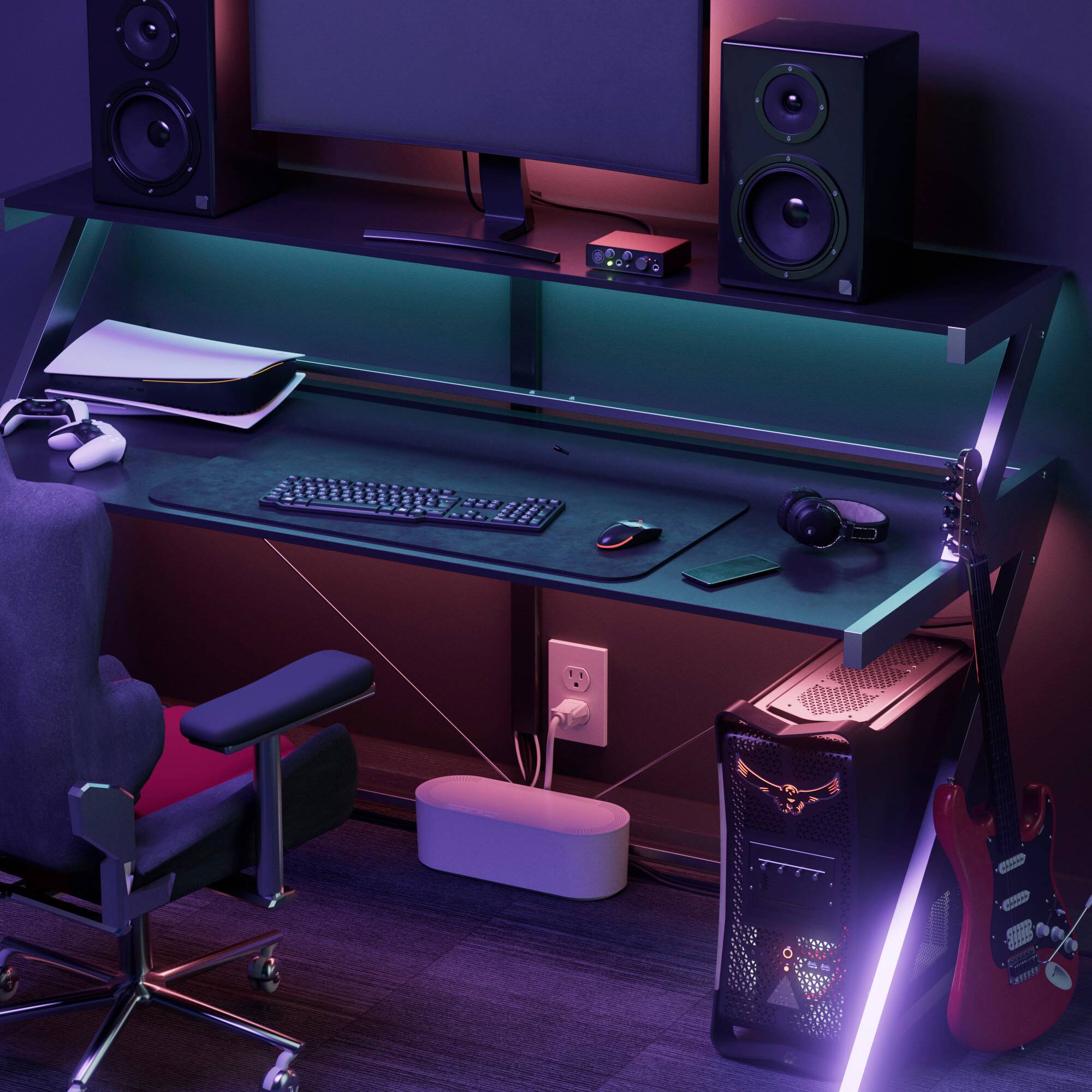 Alt View 4. D-Line - D-Line Small Cord Organzier Box - White.