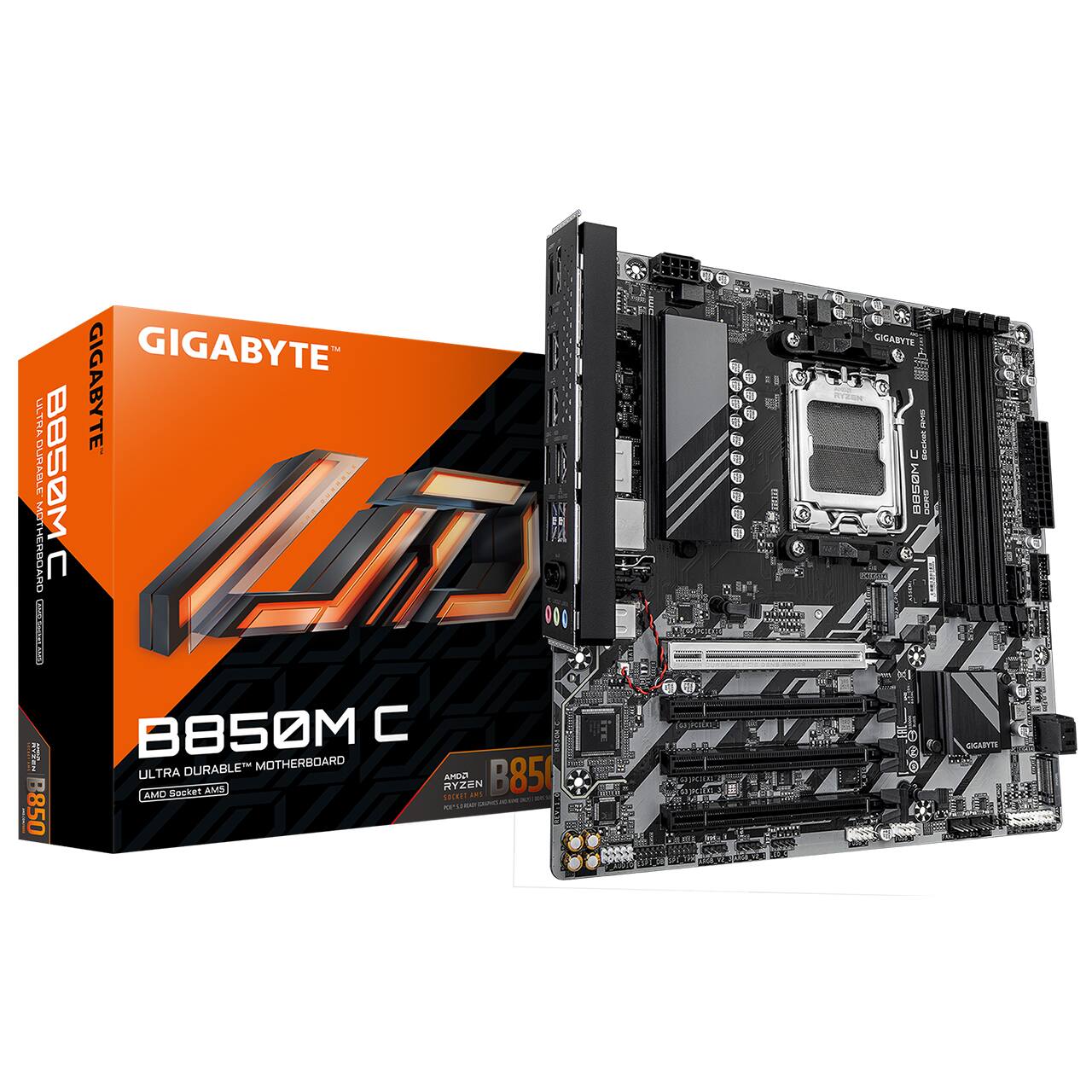 GIGABYTE - B850M C  
Ultra Durable Motherboard  
AMD Socket AM5  
B850M C