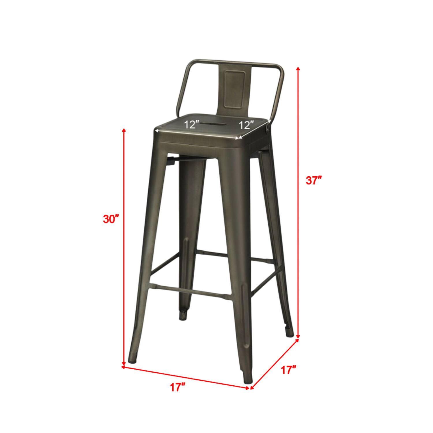 12" x 12" x 37" x 30" x 17" x 17"