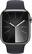Angle. Apple - Watch Series 9 Stainless Steel 41mm A2982 (GPS + Cellular) - Graphite.