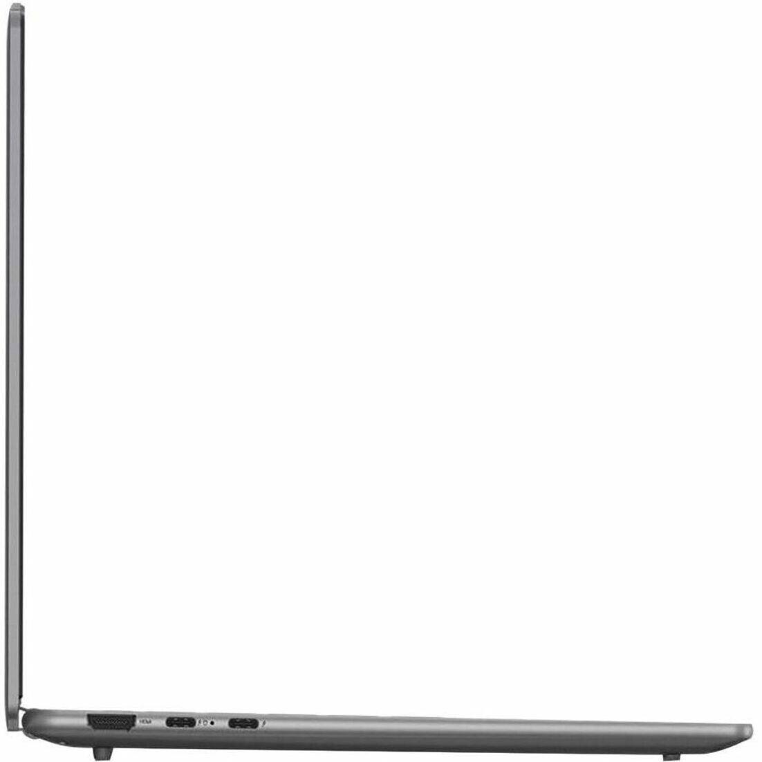 Alt View 13. Lenovo - Slim 7 14IMH9 14" Laptop - Intel Core Ultra 7 with 16GB Memory - 512 GB SSD - Luna Gray, Gray.