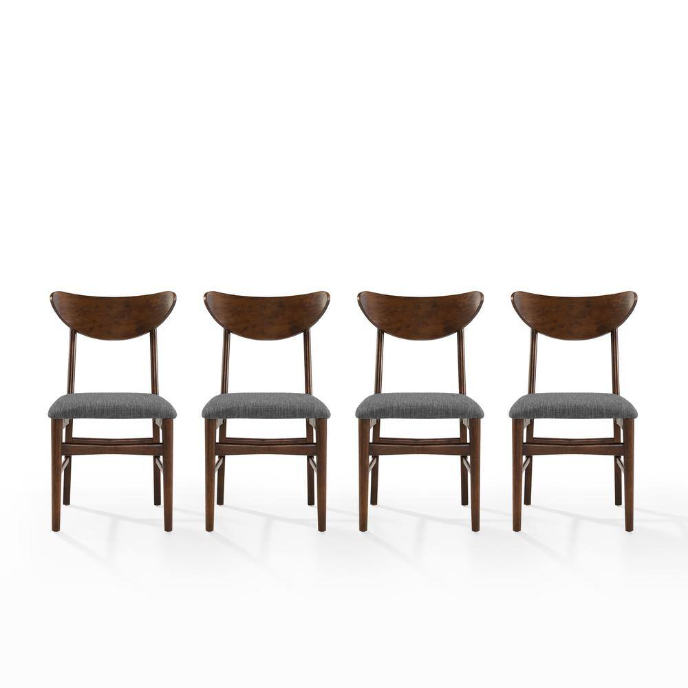 Alt View 3. Crosley Furniture - Landon 4-Piece Wood Dining Chair Set - Red.