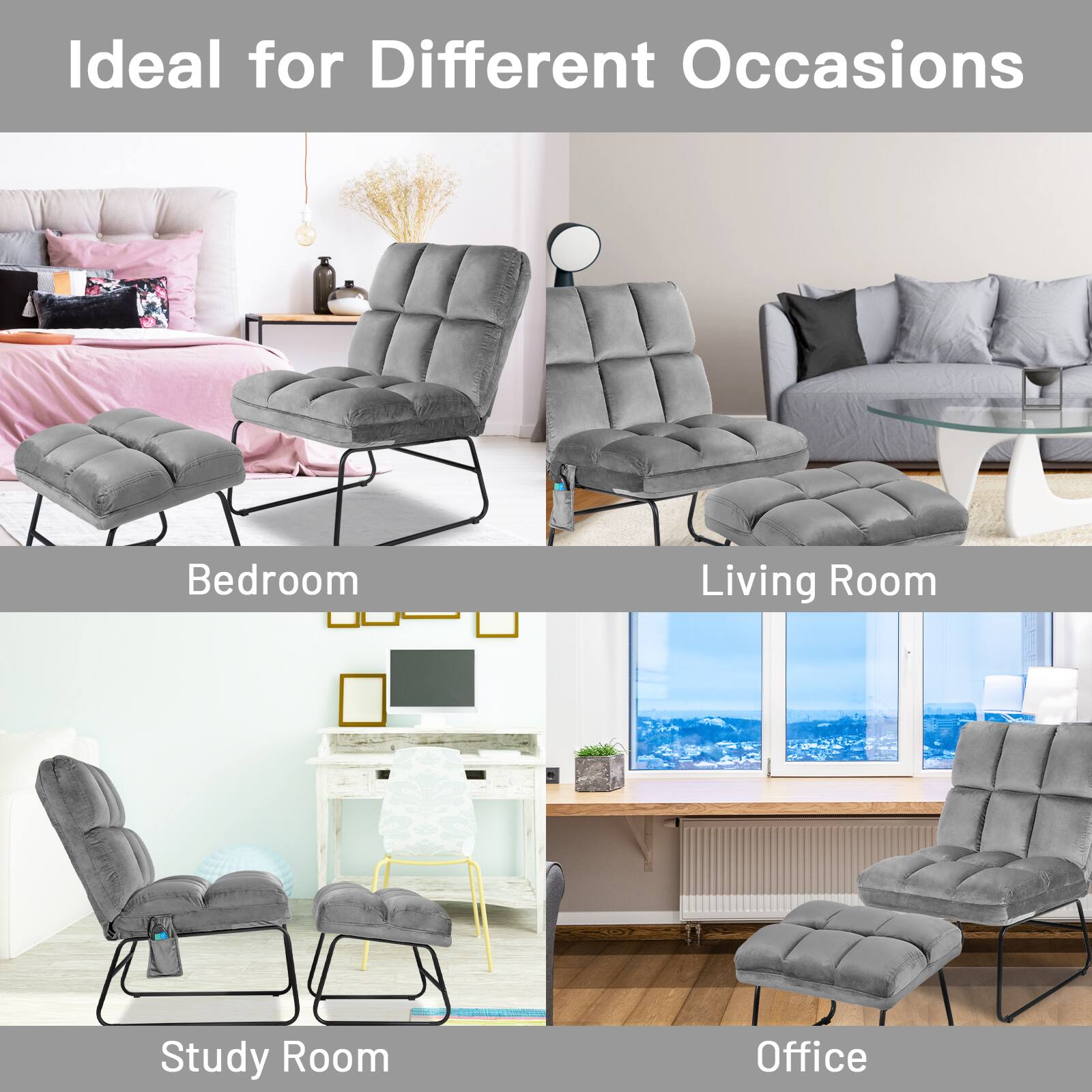 Ideal for Different Occasions

Bedroom

Living Room

Study Room

Office