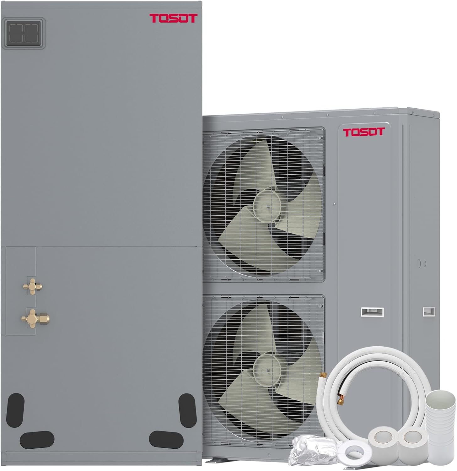 Tosot 60,000 BTU Ducted Central Air Conditioner Heat Pump, 5 Ton ...