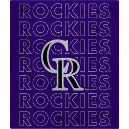 Pegasus - Colorado Rockies 60" x 70" Echo Wordmark Lightweight Blanket - Multicolor