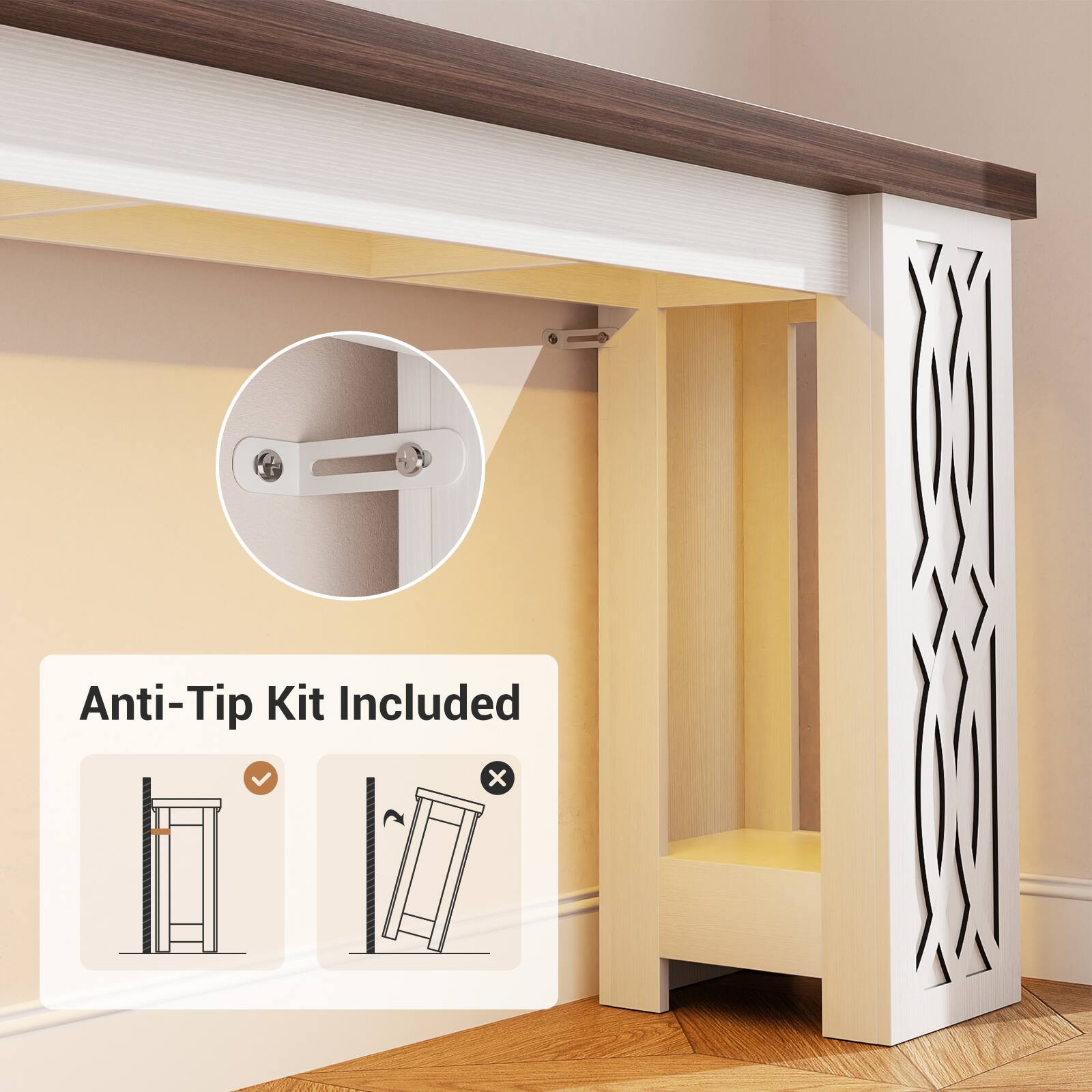 Anti-Tip Kit Included