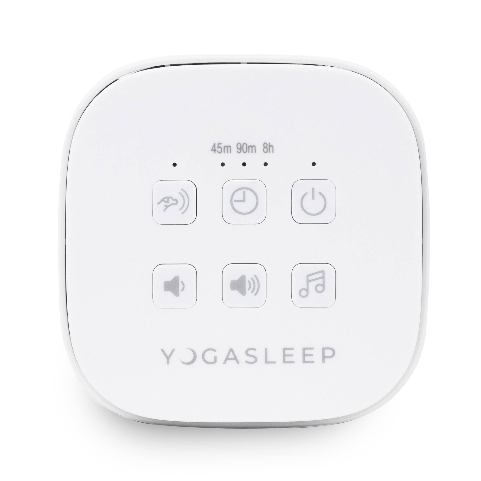 The text on the image is: "45m 90m 8h YOGASLEEP".