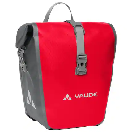 Front. VAUDE - Vaude Aqua Front Waterproof Bike Bags - Red - Red.